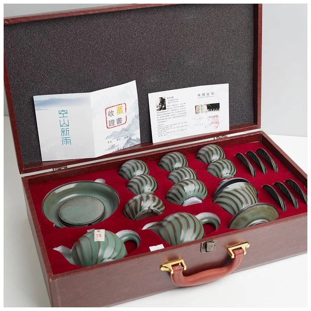 foto V�prodej! �ajov� souprava Longquan Celadon - Tea Waves